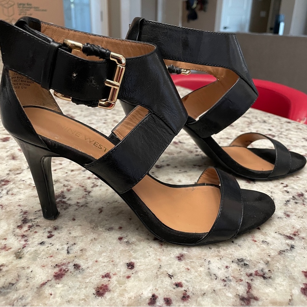 Nine West Adriano Black Heels